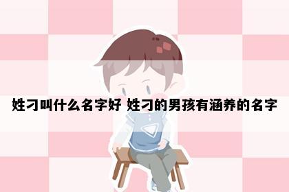 姓刁叫什么名字好 姓刁的男孩有涵养的名字